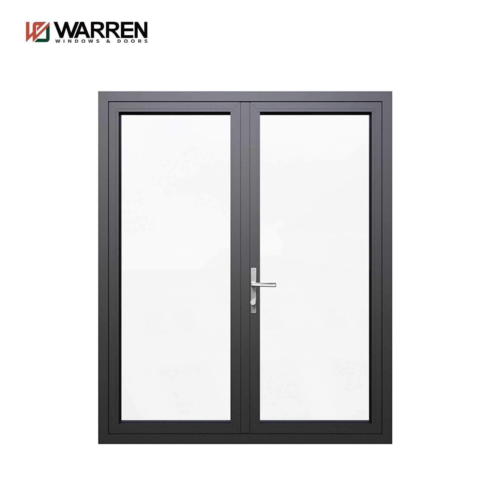 Warren 48 Inch Glass French Doors With Interior Double Office Doors