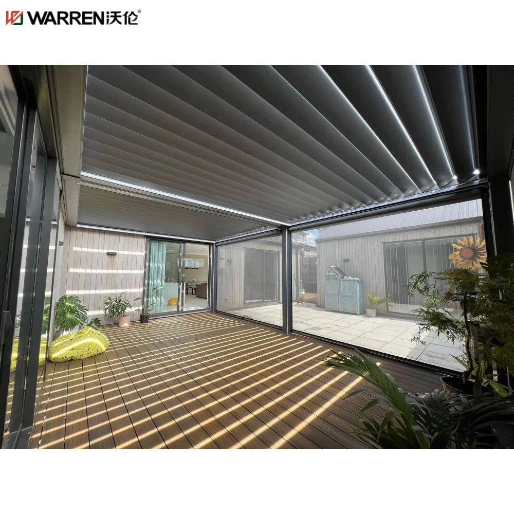 Warren 10x14 Pergola Canopy With Aluminum Living Accents Gazebo