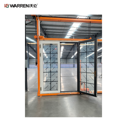 Warren 72x96 Interior Glass French Doors Double Opening Internal Doors
