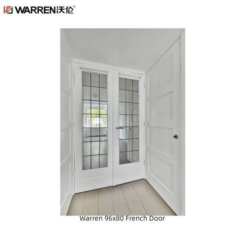 Warren 72x76 French Door With Glass Panel Interior Double Doors