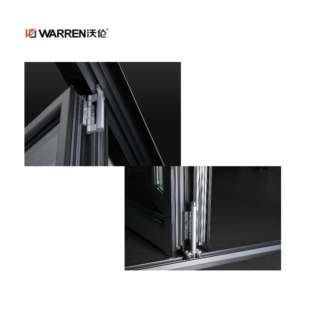 Warren 96x80 Patio Door Folding 30 Inch Bi Fold Doors 24x80 Bifold Doors Aluminum Glass Patio