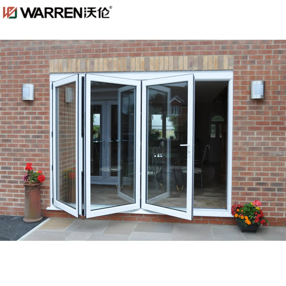 Warren 32 Inch Bifold Door Used Patio Door Folding 22 Inch Bifold Door Glass Aluminum Exterior Patio