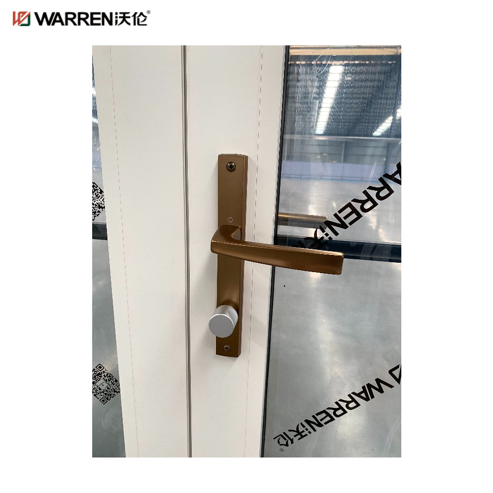 Warren 5ft Aluminium Internal French Doors With Black Glass Double Doors Interior