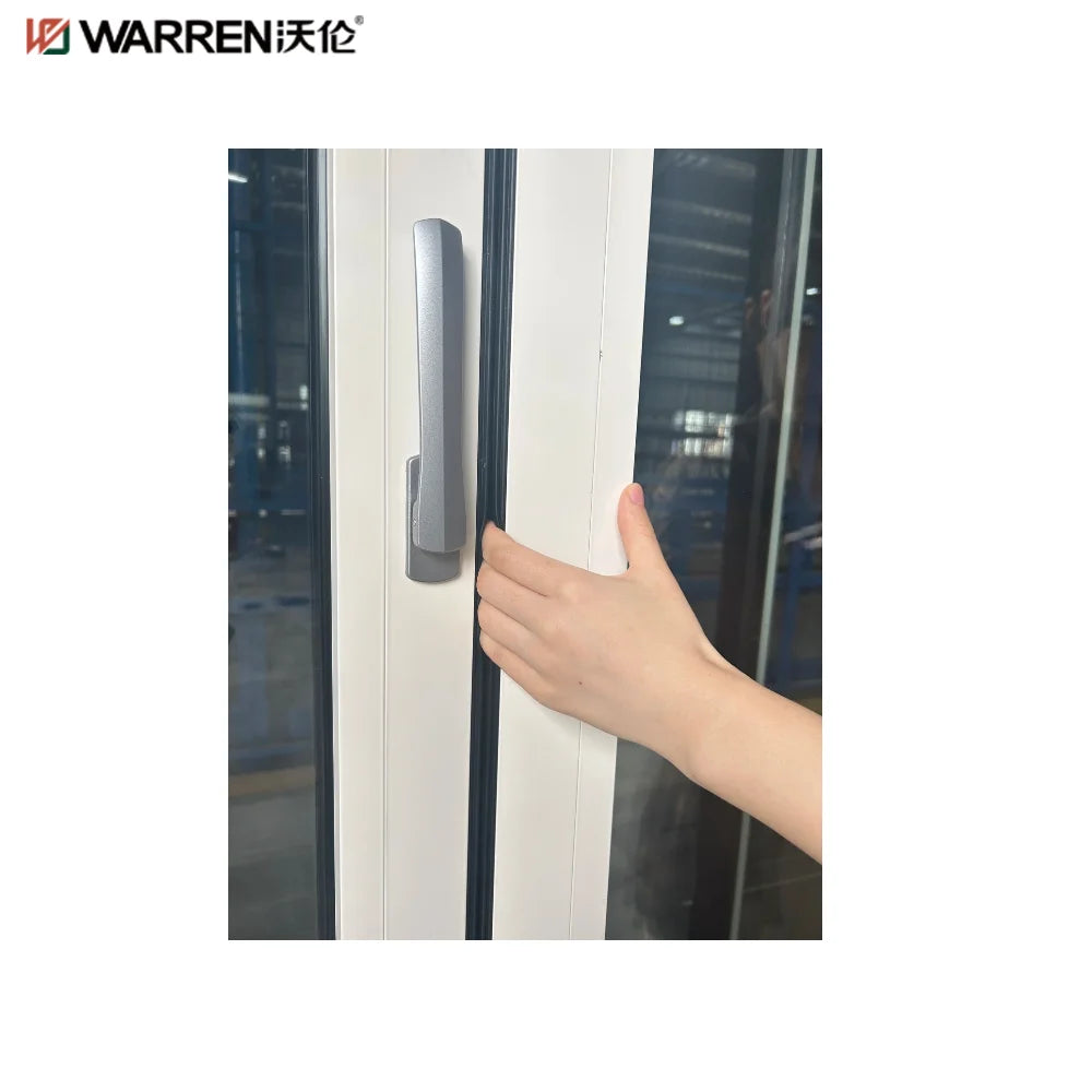 Warren 32x80 Bifold Door 6 Panel Exterior Door Bifold 96 Inch Door Folding Glass Patio Aluminum