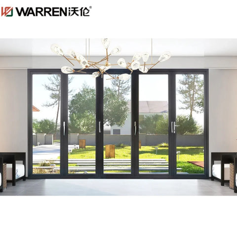 Warren 32x80 Bifold Door 6 Panel Exterior Door Bifold 96 Inch Door Folding Glass Patio Aluminum