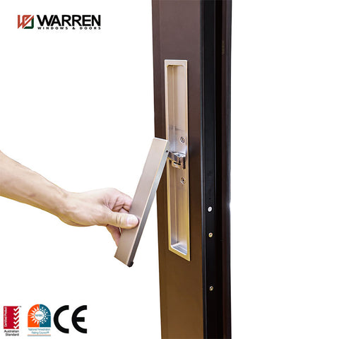 Warren 96x80 sliding door system double tempered glass sliding patio door hardware