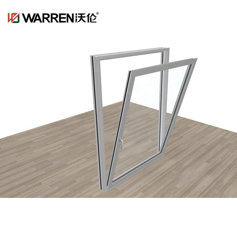 Warren Boston Anodized Aluminum Steel Burglar proof Heat Insulation Tilt and Turn Windows Aluminium Swing Window