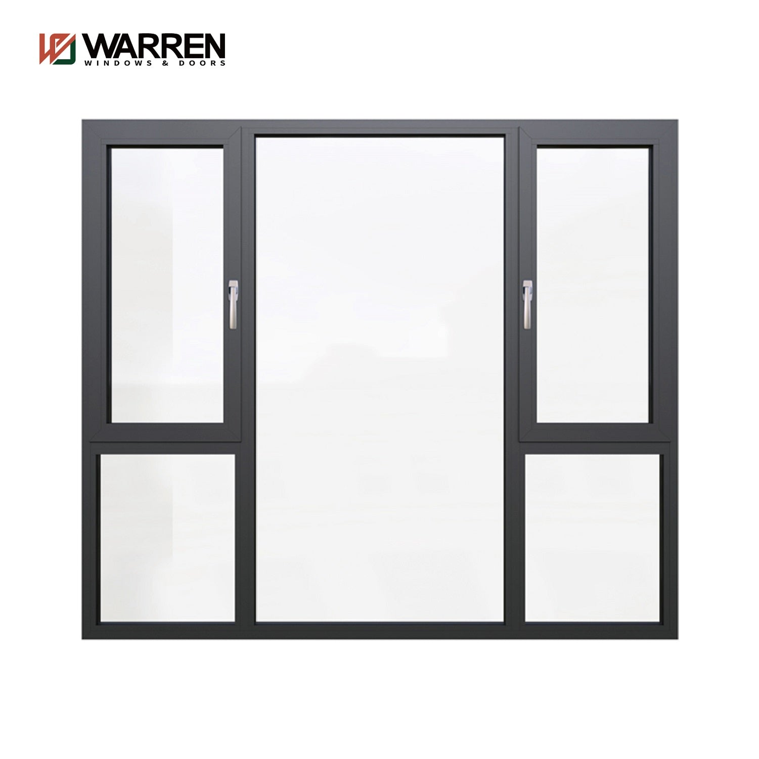 Warren Tilt And Turn Window China Customized Detroit Excellent Quality Grill Design Triple Glazed LOW-E Glass Windows