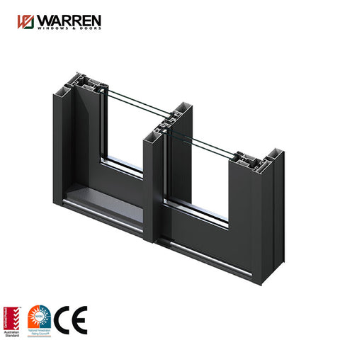 Warren 96x80 sliding door system double tempered glass sliding patio door hardware