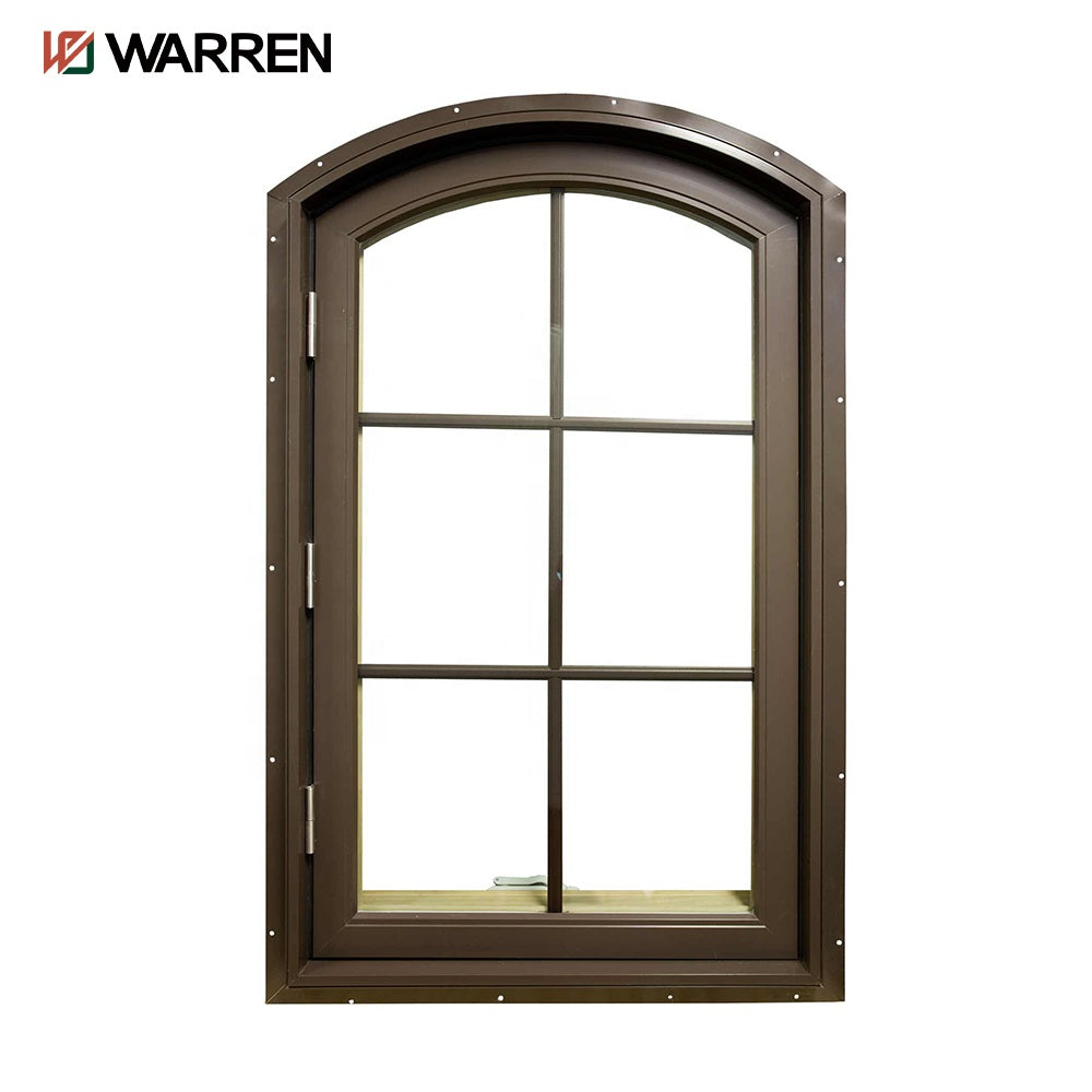 Warren NFRC Factory Direct Selling Round Top Aluminum Window Replacement Aluminum Doors and Windows