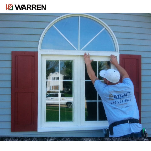Warren Stylish Special Shaped Window Aluminum Extruded Window Double Glass Thermal Break Aluminum Window
